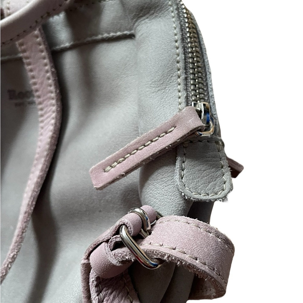 Roots Pastel Pink and Gray Women's Backpack - Picture 6 of 12